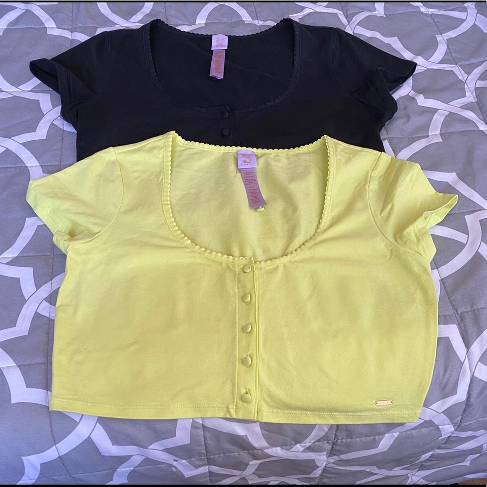 2 savage x fenty crop tops NWOT